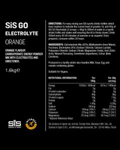 Science In Sport GO Electrolyte Powder, Orange, 1.6kg