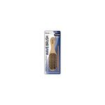 Wave Brush Mini - Professional Wave Brush - 100% Boar and Reinforced Bristles - FREE 4.8" Pocket Comb