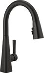 Delta Faucet 19802Z-BL-DST Single-Handle Kitchen Faucet Pull-Down, Matte Black