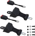 Podoy Upgraded Golf Cart Seat Belts Kit Universal Retractable for Golf Carts Compatible with E-ZGO TXT & RXV Club Car DS 42" Seat Belts kit (Set of 2)