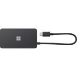 Microsoft New Usb-C Travel Hub Port Black