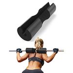 ORPIO (LABEL) Barbell Squat Neck Rack Cushion Foam Shoulder Pad Neck Back Protective Pad Fitness Padded Foam Barbell Squat for Weightlifting, Hip Thrusts, Gym Weight Lifting Hip Glute Exercises- Black