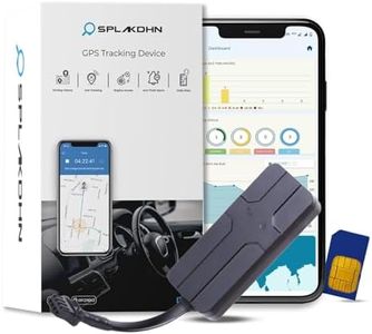 SPLAKDHN (Remote Engine Lock) - Wired Hidden GPS Tracker Anti Theft Alarm for Car, Bike, Truck, SUV and Bus with 1 Year Android & iOS App | Live Location Tracking | Installation Support