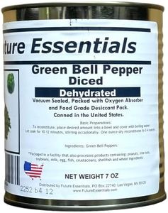 Future Essentials Dehydrated Diced Sweet Green Bell Peppers (Net Weight 7 oz)