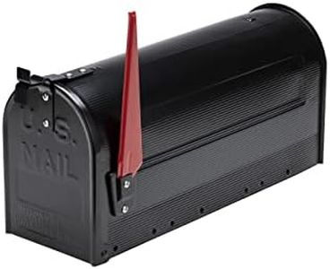 Burg-Wächter 891 S Cassetta Postale Americana con Bandiera Girevole, Nero
