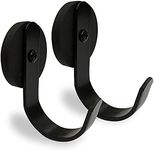 TSUYA 2 Pack Magnetic Wreath Hanger, Strong N52 Neodymium Magnetic Hooks for Towel Coat Umbrella Indoor Hanging, Garland Hook for Metal Front Door Wreath Hanger