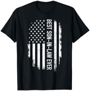 Best son-in-law ever US american vintage flag T-Shirt