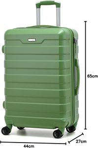 RMW Medium Hard Shell Suitcase – Ice Blue Luggage