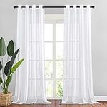 NICETOWN Lined Look Voile Panels - 