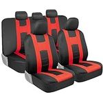 BDK carXS Forza Red Car Seat Covers