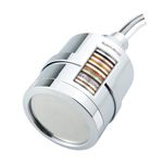 WaterLabs HL-40-1 Shower Head Filter for Hard Water Softening & Chlorine Removal | High-Efficiency Hardness Filter | Silver Finish | For Healthier Hair & Skin