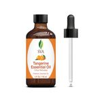 Sva Organics Tangerine Essential Oil - 118 Ml (4 Oz) | 100% Pure Natural Therapeutic Grade - Antiseptic, Soothes Inflammation, Treats Hair Issue And Much More