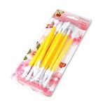 Flissy Set of Accessories for Cake Decoration, yellow, 8pcs