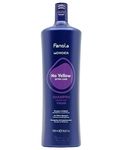 Fanola Wonder No Yellow Shampoo | Colour Depositing Vegan Purple Shampoo for Blonde, Silver, Gray, and Highlighted Hair | Remove Yellow Tones & Brassiness from Bleached Hair (1000 mL)