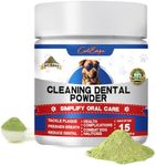 ColEaze Oral Care Powder for Dogs & Cats, Herbal Formula with Breath Freshener, Plaque Remover & Tartar Control 45g