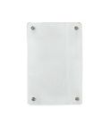 Ammar Glass | Toughened Glass Magnetic Wirting Whiteboard (12 X 18 Inches) Includes : Heavy Duty Magnetic Duster & 2 Magnets (31 X 46 cm)