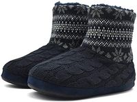 KuaiLu Knit Wool Warm Men Indoor Pu
