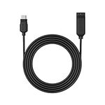 Reolink 4.5m 6W Solar Panel Extension Cable (Black) for Argus PT Ultra, Go PT Ultra, TrackMix, Duo 2, Argus 3 Ultra etc. Solar Camera System, which is equipped with a Type-C Charging Port