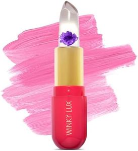 Winky Lux Flower Balm, pH Lip Balm, Color Changing Lipstick and Tinted Lip Balm Stain, Vegan & Cruelty Free Hydrate & Plump, Sheer Pink Lipstick, Purple Flower