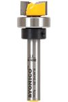 Yonico 14177q 1/2" Diameter Offset Flush Trim Template Router Bit with 1/4" Shank