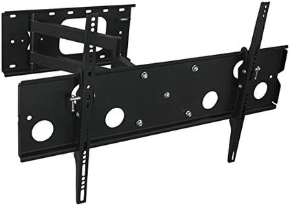 Mount-It! Articulating TV Wall Mount Low-Profile Full Motion Design for 32 - 60 inch Screen LCD LED 4K Flat Panel Screen TVs 175 lb Weight Capacity, Black (MI-326B)