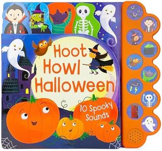 Hoot Howl Halloween 10-Button Sound Book for Little Trick-Or-Treaters (Interactive Children's Sound Book with 10 Spooky Sounds)