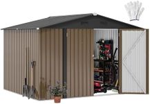 DWVO 10'x8' Large Metal Outdoor Sto