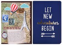 DOODLE Travel Journal Diary & Adventures Of The Mind Hard Bound Non Dated Diary, 240 Pages