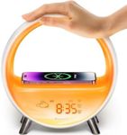 Dekala 5G Arches Gradual Sunrise Alarm Clock Loud Alarm Clock for Heavy Sleepers with Wireless Charging Sunset White Noise Sleep Sound Machine Touch/App/Button Control Best Valentine's Day Gift