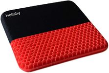 Gel Seat Cushion, Double Thick Egg Gel Cushion for Pressure Pain Relief, Breathable Wheelchair Cushion Chair Pads for Car Seat Office Chair (Red)