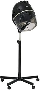 Buy-Rite Meredith 880 Watt Salon Hair Dryer, Sturdy 5-Star Caster Fully Adjustable Height, 60 Minute Timer, Automatic Shut-Off, Numerical Temperature Control & 6 Option Fan Control, MEI-1028