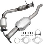 JT Exhaust Front&Rear Compatible with Chevrolet Equinox 2010 2011 2012 2013 2014 2.4L (Standard EPA Grade)