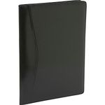 Royce Leather Portfolio Padfolio, with Inserted Note Pad and Folder