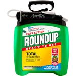 Roundup Fast Action Weedkiller Pump 'N Go Ready To Use Spray, 5 Litre