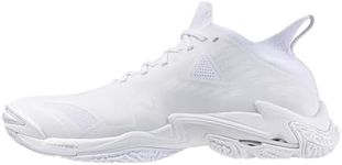 Mizuno Wave Lightning Neo 3 Volleyball Shoe | Unisex Indoor Court Shoe | White | US Men's 12 | US Women's 13.5