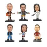 F.R.I.E.N.D.S.Bobblehead (All 6 Combo) | 10 cms | Resin | Action Figure | Friends TV Show | Gift for All | Friends Merchandise