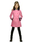 Naughty Ninos Girl's Trench Regular Fit Coat (Nnw0078Tst_Pink_9-10Y)