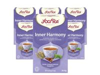 Yogi Tea, Inner Harmony, Organic Herbal Tea, Blend of Lemon Balm, Rooibos and Cinnamon, 6 Packs x 17 Tea Bags (102 Teabags Total)