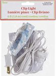 Designer Single Clip Light 6'-White