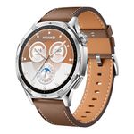 HUAWEI Watch GT 5 46mm Smartwatch, up to 14 Days Battery Life, All New Running and Cycling Sports Smart Watch, Sharp Edged Design, Health Tracking, Compatible with iOS and Android, Brown.