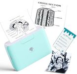 Phomemo M04S Portable Thermal Printer Sticky Note Printer, Bluetooth Label Printer, Support 2/3/4 inch Printing Width, 300 dpi,Compatible with Phones, Computer, Suitable for Labels, Notes, documents