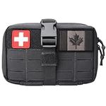 LIVANS Tactical EMT Admin Pouch, Rip-Away Molle IFAK Pouch