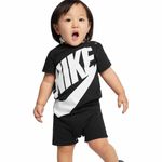 NIKE Baby Boys' Dress Toddler Sleepers, Black, 3 Months