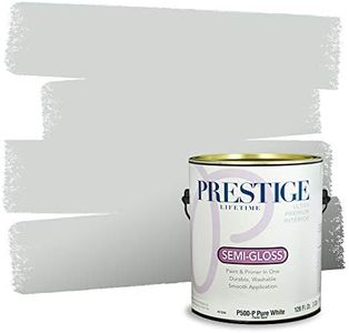 PRESTIGE Paints Interior Paint and Primer In One, 1-Gallon, Semi-Gloss, Comparable Match of Behr* Curio*