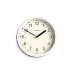 Jones Clocks® The Spin - Small Clock - Round Wall Clock - Kitchen Clock - Living Room Clock - Office Clock - Decorative Home Accessories - Modern Wall Clock - 20cm Wall clock - White