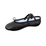 iKelpie Black Ballet Shoes for Girls Leather Ballet Flats Sole Canvas Pointe Dance Yoga Gymnastics Slippers for Girls Toddlers Women & Adults