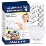 4 Pack Kids Mouth Guards for Teeth Grinding, Comfortable Kids Night Guard, Professional Kids Mouth Guards, Effective for Clenching Teeth
