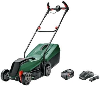 Bosch Cordless Lawnmower CityMower 18V-32 (18 Volt, 1x Battery 4 Ah, Brushless Motor, Cutting Width: 32 cm, Lawns up to 300 m², in Carton Packaging)