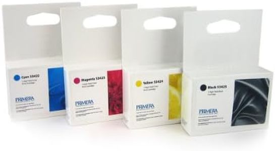 Primera High Yield Ink Cartridge Set (53422 Cyan, 53423 Magenta, 53424 Yellow, 53425 Black) for LX900