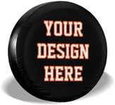 Custom Spare Tire Cover Personalized Tire Cover Add Your Own Design, Photo, Text Universal fits for Trailer Camper RV 15 Inch for Tire 27.5-29.5in